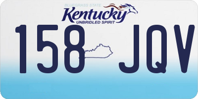 KY license plate 158JQV
