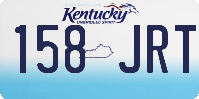 KY license plate 158JRT