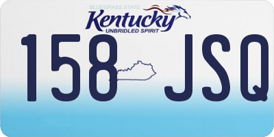 KY license plate 158JSQ