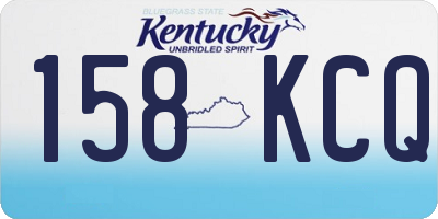 KY license plate 158KCQ