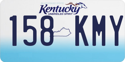 KY license plate 158KMY