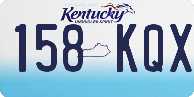 KY license plate 158KQX