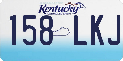 KY license plate 158LKJ