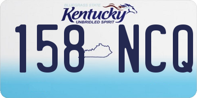 KY license plate 158NCQ