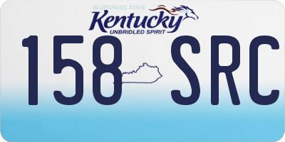 KY license plate 158SRC