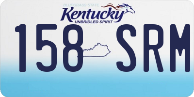 KY license plate 158SRM