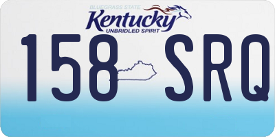 KY license plate 158SRQ