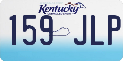 KY license plate 159JLP