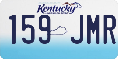 KY license plate 159JMR