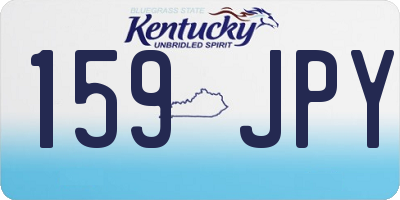 KY license plate 159JPY