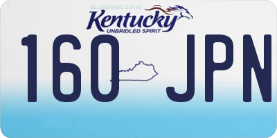 KY license plate 160JPN