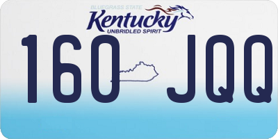 KY license plate 160JQQ