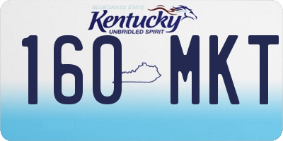 KY license plate 160MKT