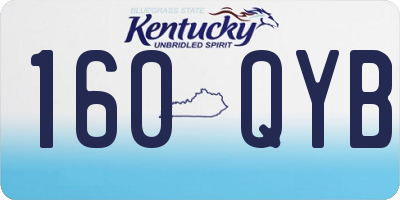 KY license plate 160QYB