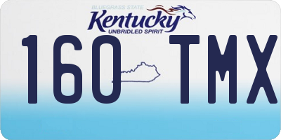 KY license plate 160TMX