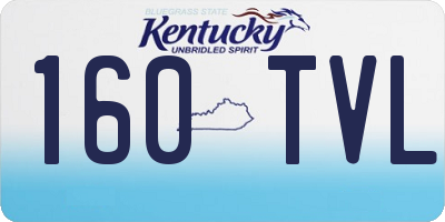 KY license plate 160TVL