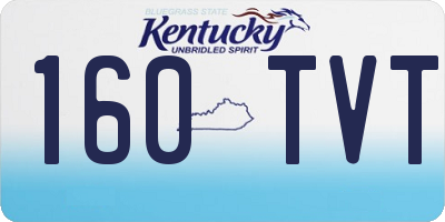 KY license plate 160TVT