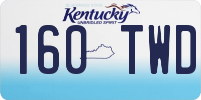 KY license plate 160TWD