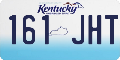 KY license plate 161JHT