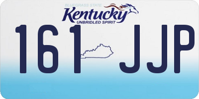 KY license plate 161JJP