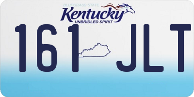 KY license plate 161JLT