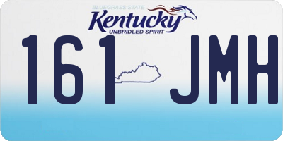 KY license plate 161JMH