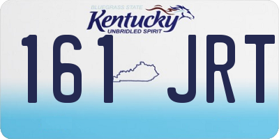 KY license plate 161JRT