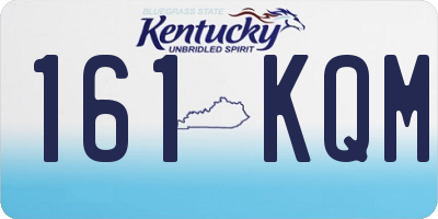 KY license plate 161KQM