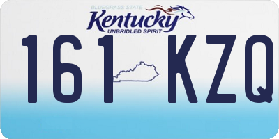 KY license plate 161KZQ