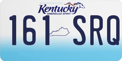 KY license plate 161SRQ