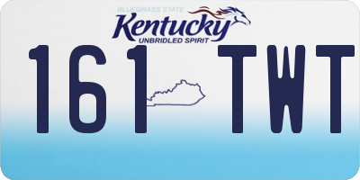 KY license plate 161TWT