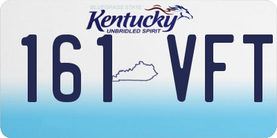 KY license plate 161VFT