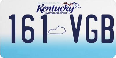 KY license plate 161VGB