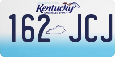 KY license plate 162JCJ