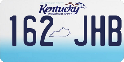 KY license plate 162JHB