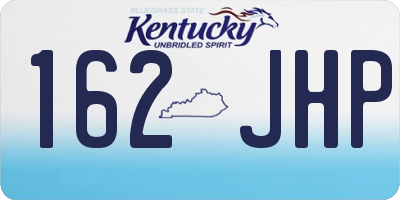 KY license plate 162JHP