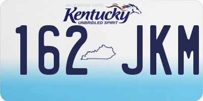 KY license plate 162JKM