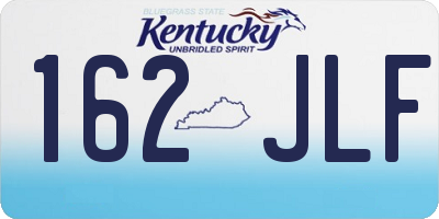KY license plate 162JLF