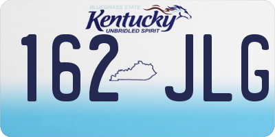 KY license plate 162JLG