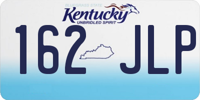 KY license plate 162JLP