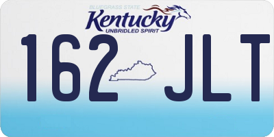 KY license plate 162JLT