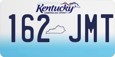 KY license plate 162JMT