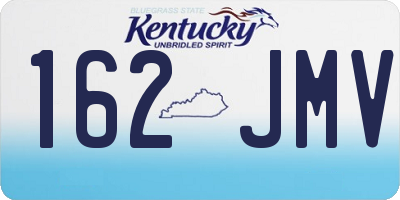 KY license plate 162JMV