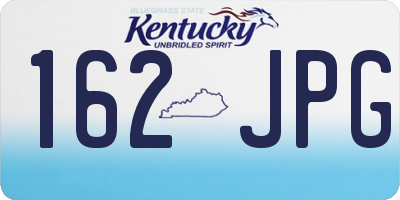 KY license plate 162JPG