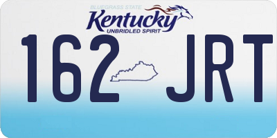 KY license plate 162JRT