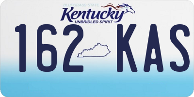 KY license plate 162KAS