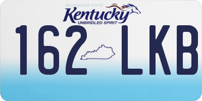 KY license plate 162LKB
