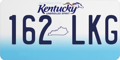 KY license plate 162LKG