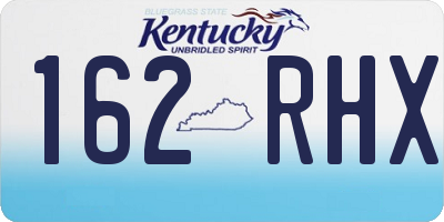 KY license plate 162RHX