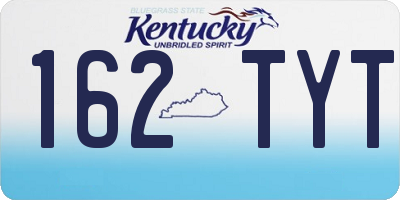 KY license plate 162TYT